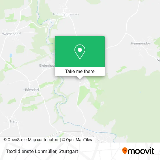 Карта Textildienste Lohmüller