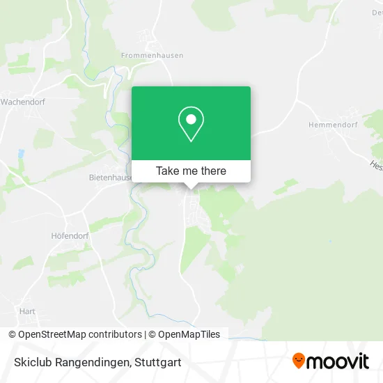 Карта Skiclub Rangendingen