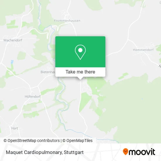 Карта Maquet Cardiopulmonary