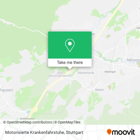 Motorisierte Krankenfahrstuhe map