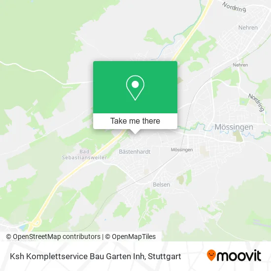 Карта Ksh Komplettservice Bau Garten Inh