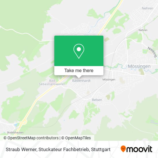 Straub Werner, Stuckateur Fachbetrieb map