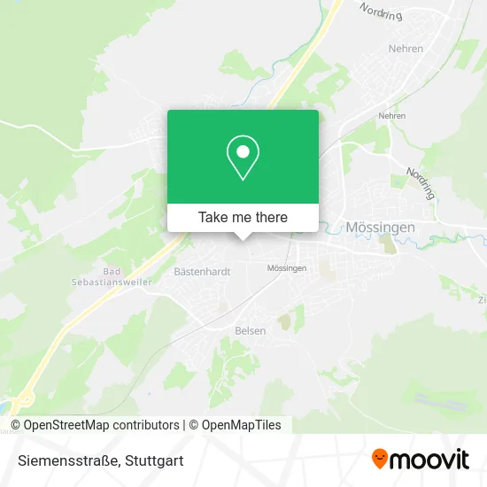 Карта Siemensstraße