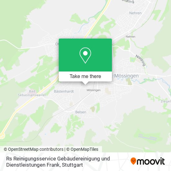 Rs Reinigungsservice Gebäudereinigung und Dienstleistungen Frank map