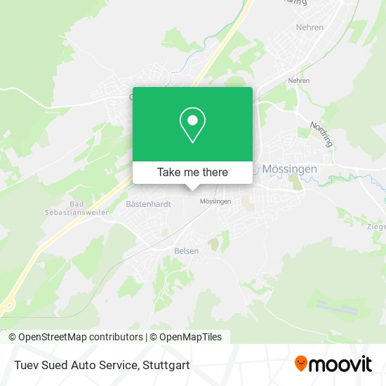 Tuev Sued Auto Service map