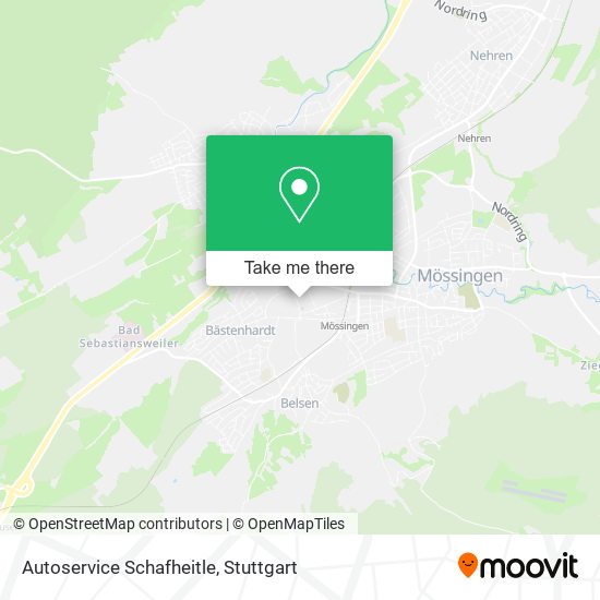 Autoservice Schafheitle map