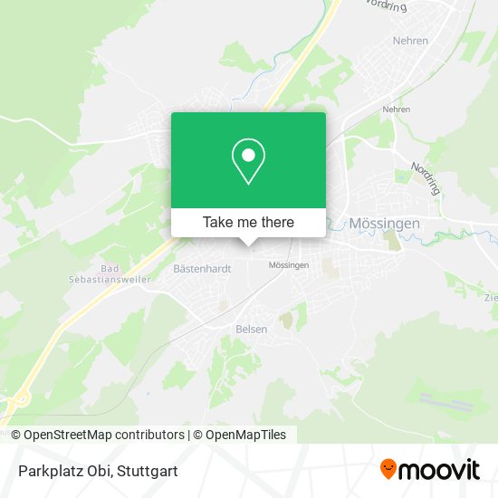 Карта Parkplatz Obi
