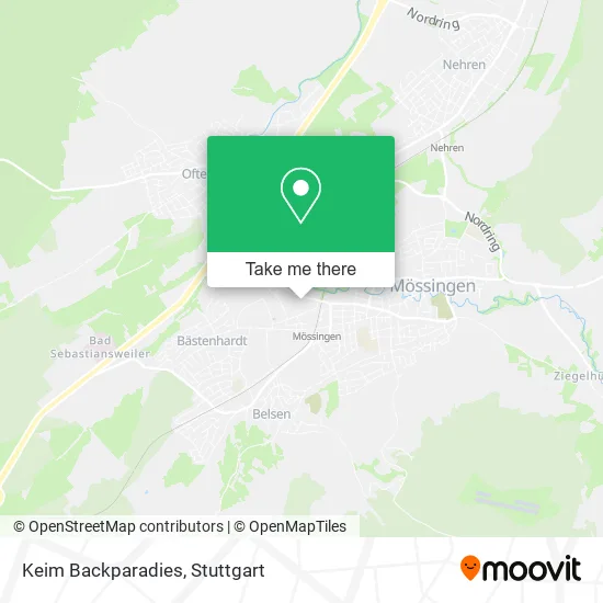 Карта Keim Backparadies