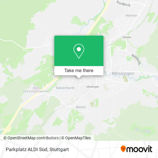 Карта Parkplatz ALDI Süd