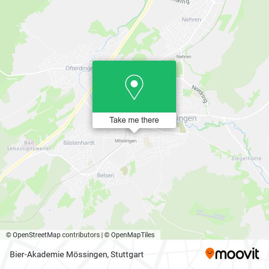 Bier-Akademie Mössingen map