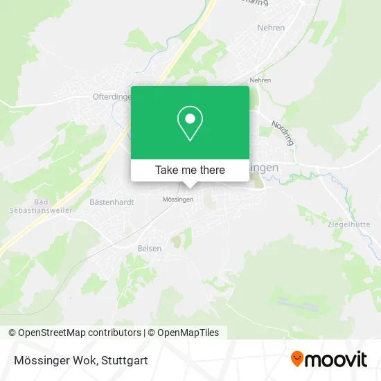 Карта Mössinger Wok