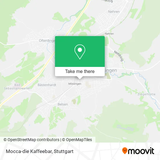 Карта Mocca-die Kaffeebar