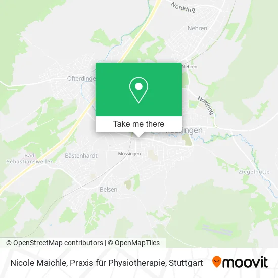 Карта Nicole Maichle, Praxis für Physiotherapie
