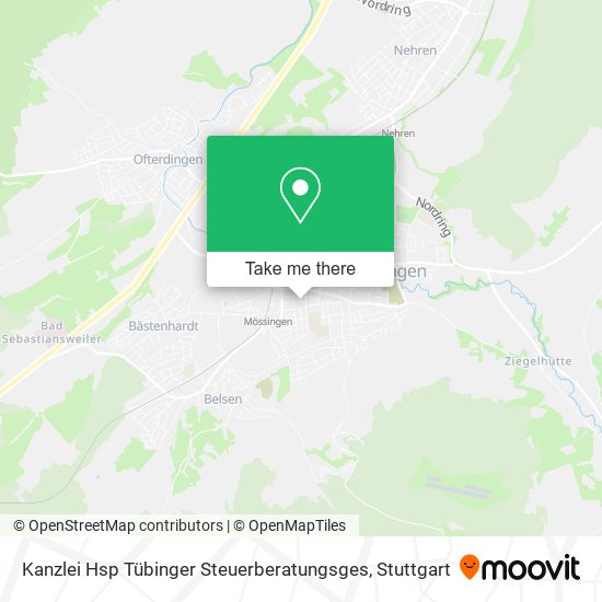 Kanzlei Hsp Tübinger Steuerberatungsges map