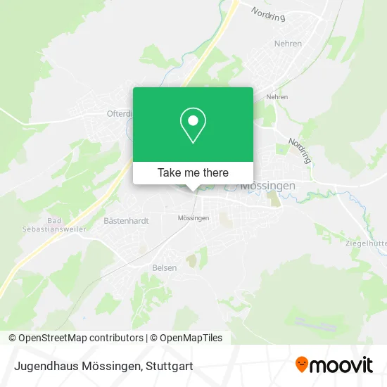 Карта Jugendhaus Mössingen