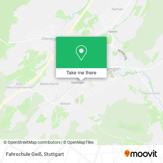 Fahrschule Geiß map