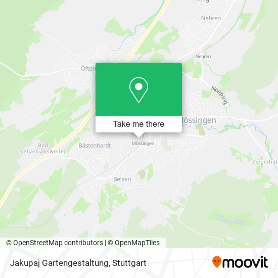 Jakupaj Gartengestaltung map