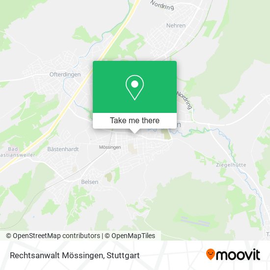 Карта Rechtsanwalt Mössingen
