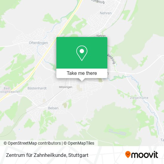 Zentrum für Zahnheilkunde map