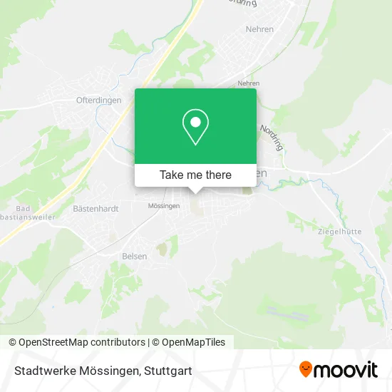 Карта Stadtwerke Mössingen