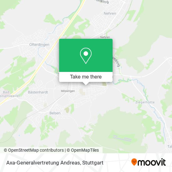 Axa-Generalvertretung Andreas map