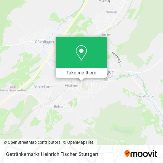 Getränkemarkt Heinrich Fischer map