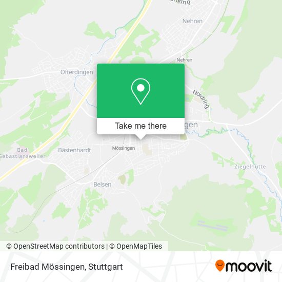 Freibad Mössingen map