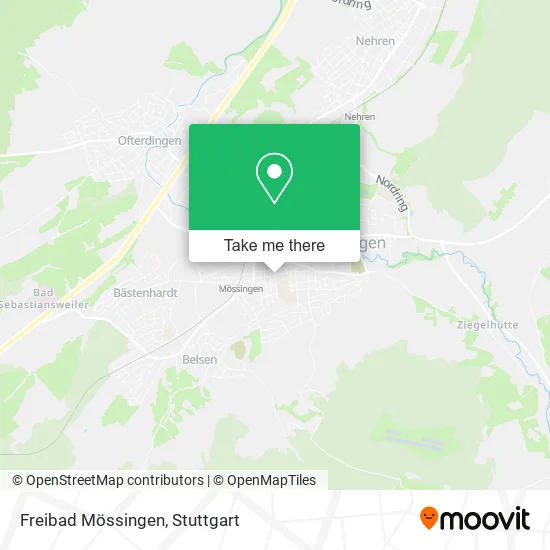 Карта Freibad Mössingen