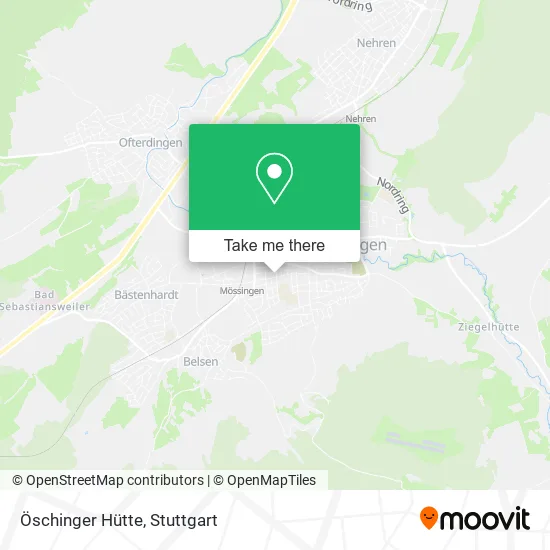 Карта Öschinger Hütte
