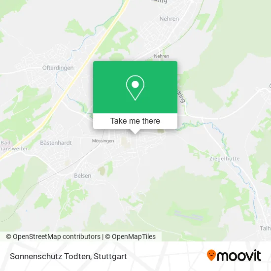 Карта Sonnenschutz Todten