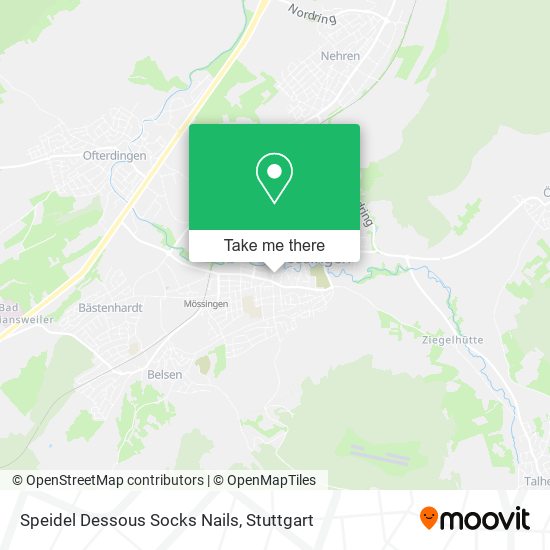 Speidel Dessous Socks Nails map
