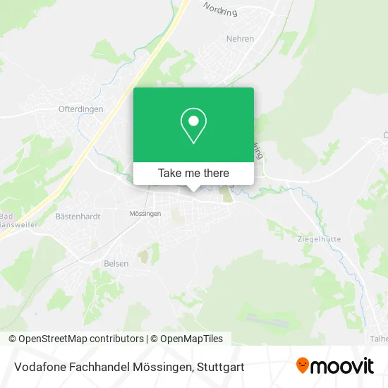 Карта Vodafone Fachhandel Mössingen