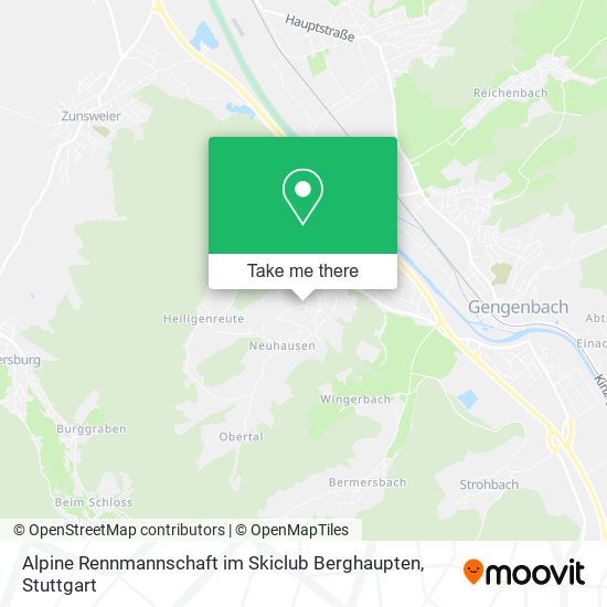 Alpine Rennmannschaft im Skiclub Berghaupten map