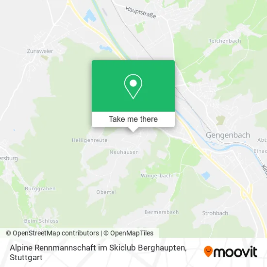 Карта Alpine Rennmannschaft im Skiclub Berghaupten