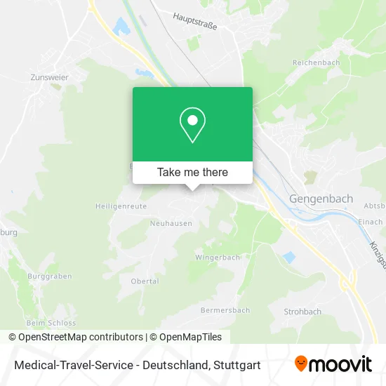 Карта Medical-Travel-Service - Deutschland