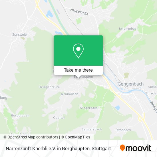 Карта Narrenzunft Knerbli e.V. in Berghaupten