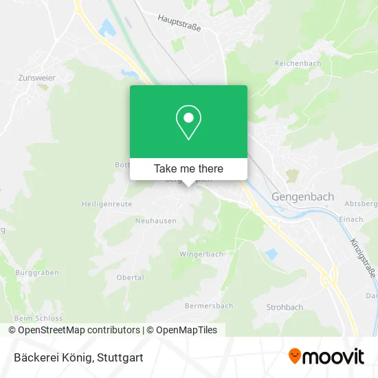 Карта Bäckerei König