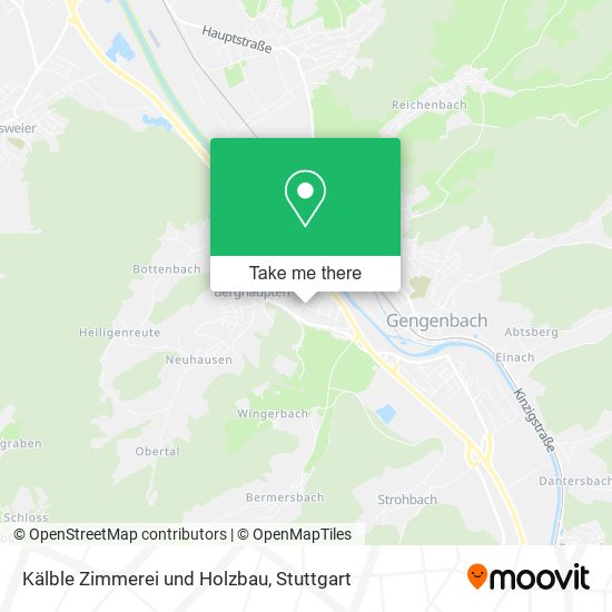 Карта Kälble Zimmerei und Holzbau