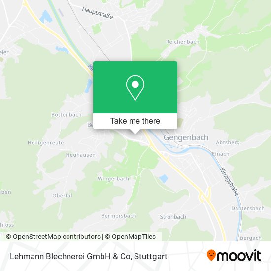 Lehmann Blechnerei GmbH & Co map