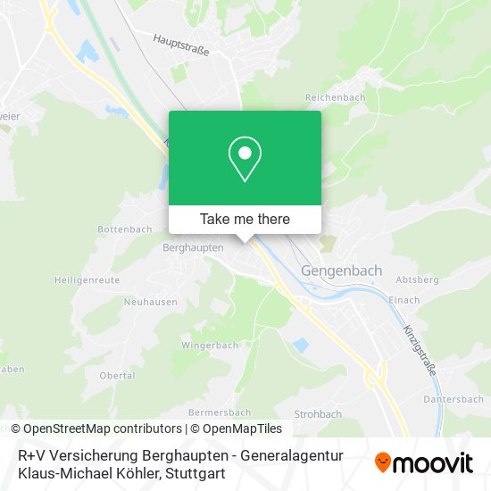 Карта R+V Versicherung Berghaupten - Generalagentur Klaus-Michael Köhler