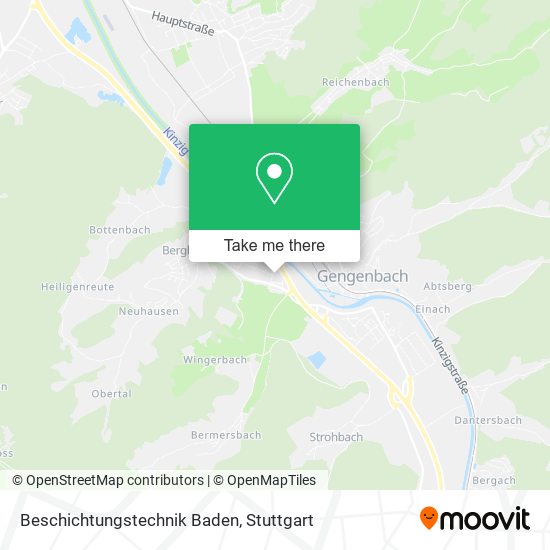 Beschichtungstechnik Baden map