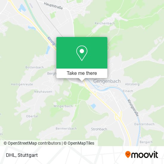 Карта DHL