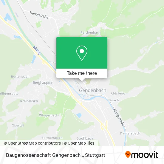 Карта Baugenossenschaft Gengenbach .