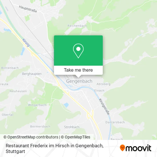 Карта Restaurant Frederix im Hirsch in Gengenbach