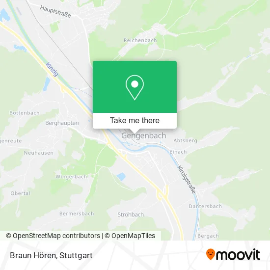 Карта Braun Hören