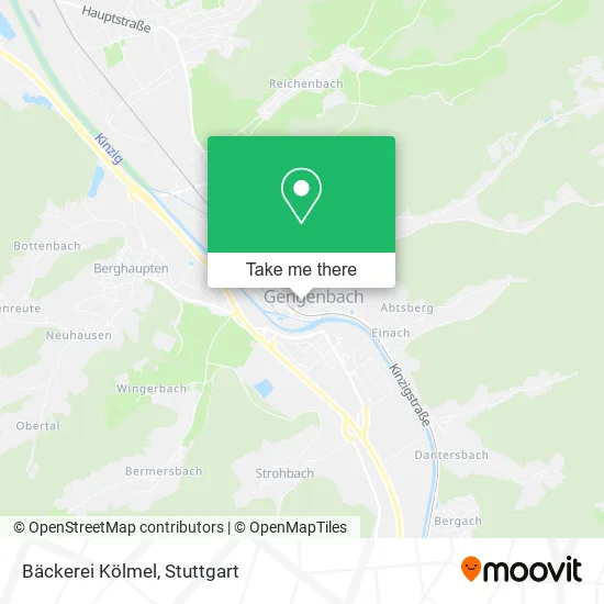 Карта Bäckerei Kölmel