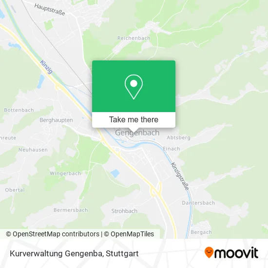 Карта Kurverwaltung Gengenba