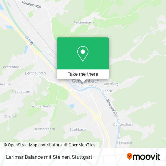 Larimar Balance mit Steinen map