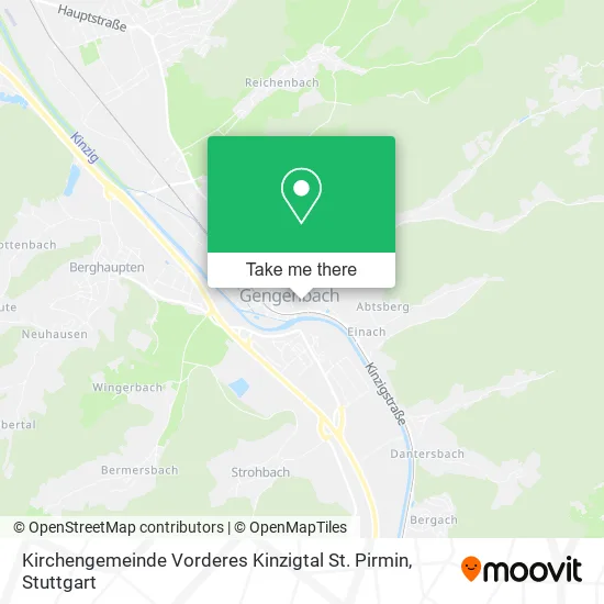 Карта Kirchengemeinde Vorderes Kinzigtal St. Pirmin