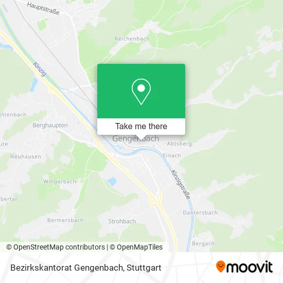 Карта Bezirkskantorat Gengenbach